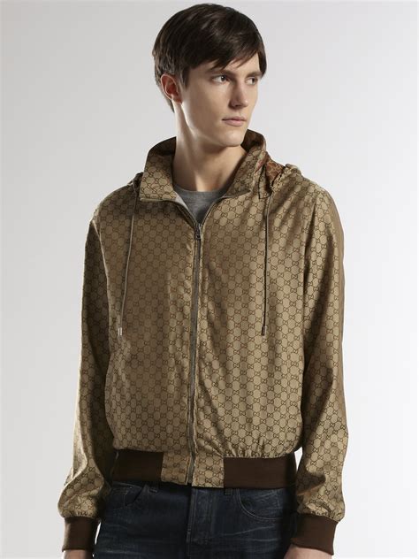 mens gucci outerwear|gucci jacket farfetch.